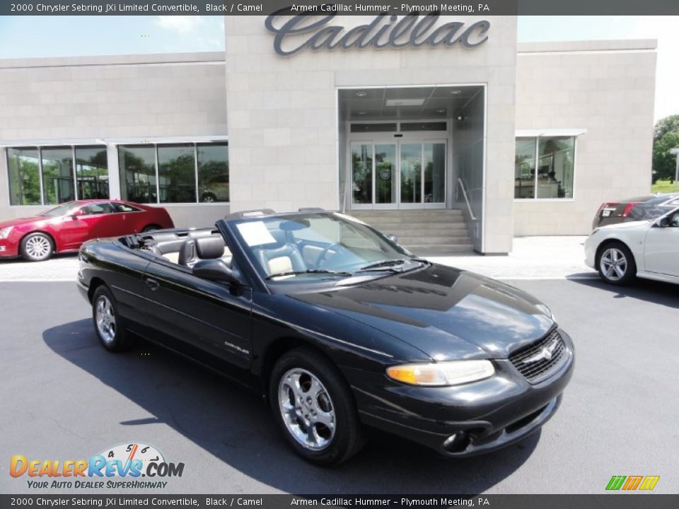 2000 Chrysler Sebring JXi Limited Convertible Black / Camel Photo #5