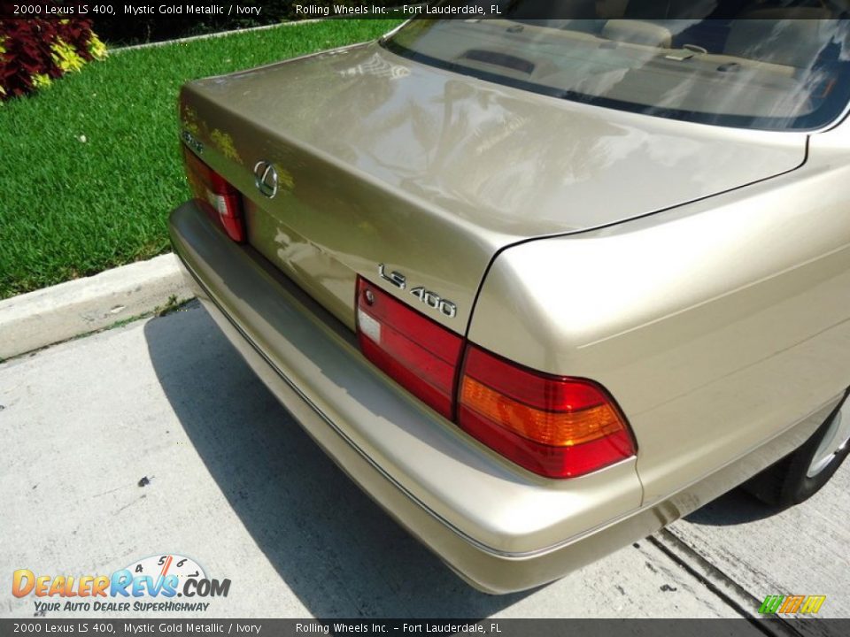 2000 Lexus LS 400 Mystic Gold Metallic / Ivory Photo #12