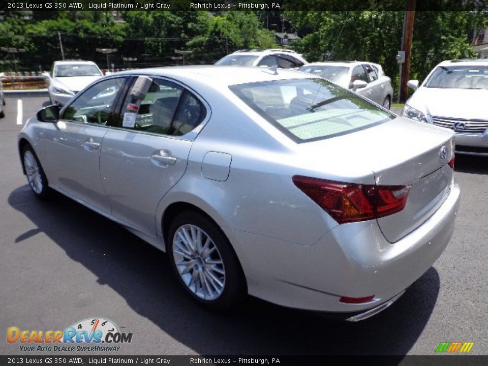 2013 Lexus GS 350 AWD Liquid Platinum / Light Gray Photo #2