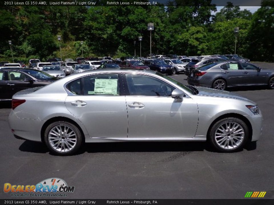 2013 Lexus GS 350 AWD Liquid Platinum / Light Gray Photo #5