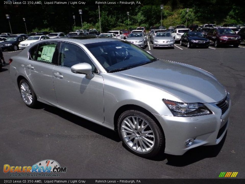 2013 Lexus GS 350 AWD Liquid Platinum / Light Gray Photo #6