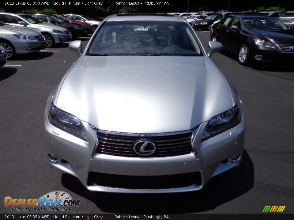 2013 Lexus GS 350 AWD Liquid Platinum / Light Gray Photo #7