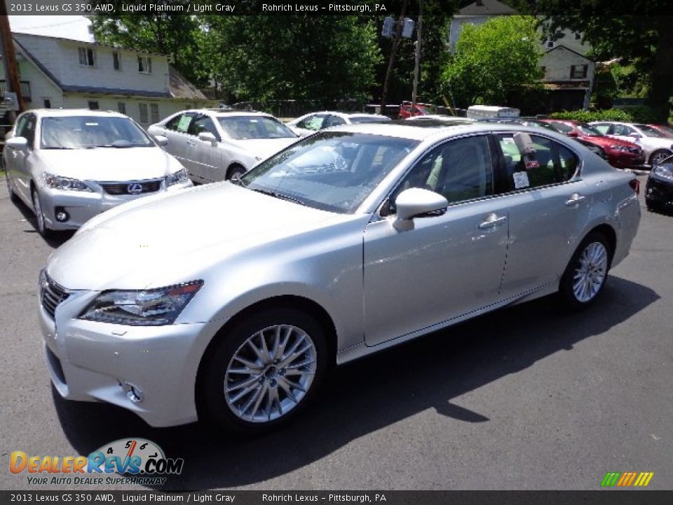 2013 Lexus GS 350 AWD Liquid Platinum / Light Gray Photo #8