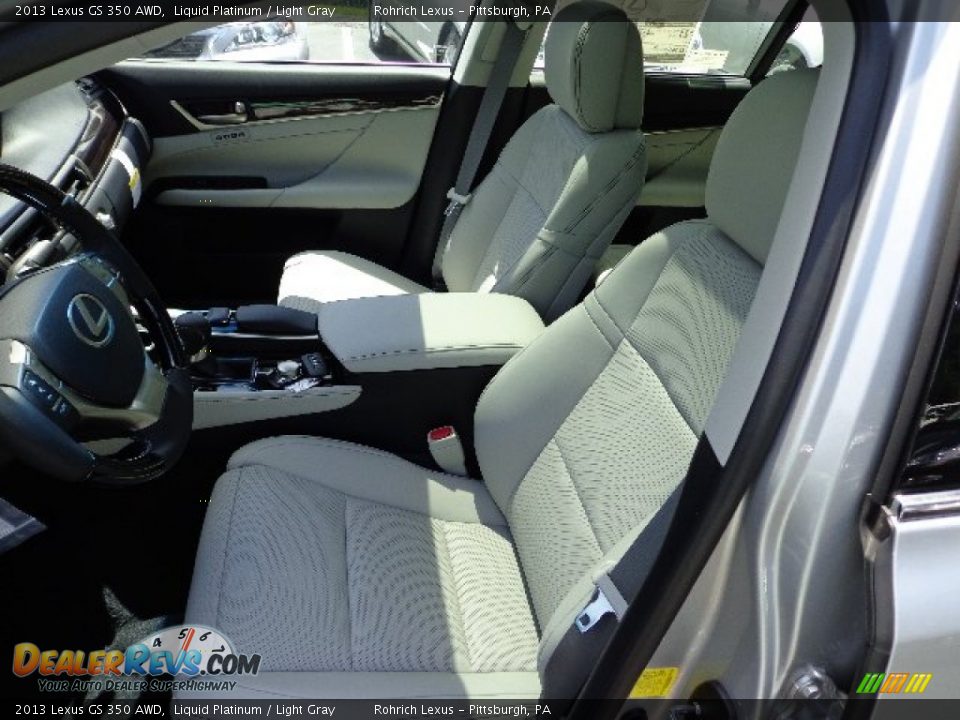 2013 Lexus GS 350 AWD Liquid Platinum / Light Gray Photo #10
