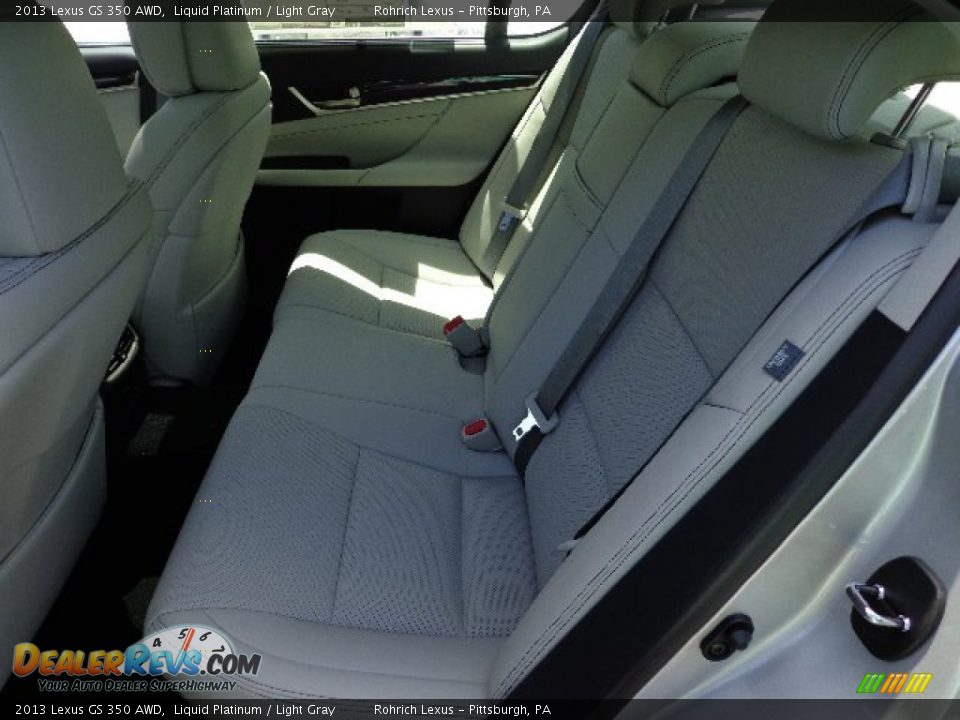 2013 Lexus GS 350 AWD Liquid Platinum / Light Gray Photo #11