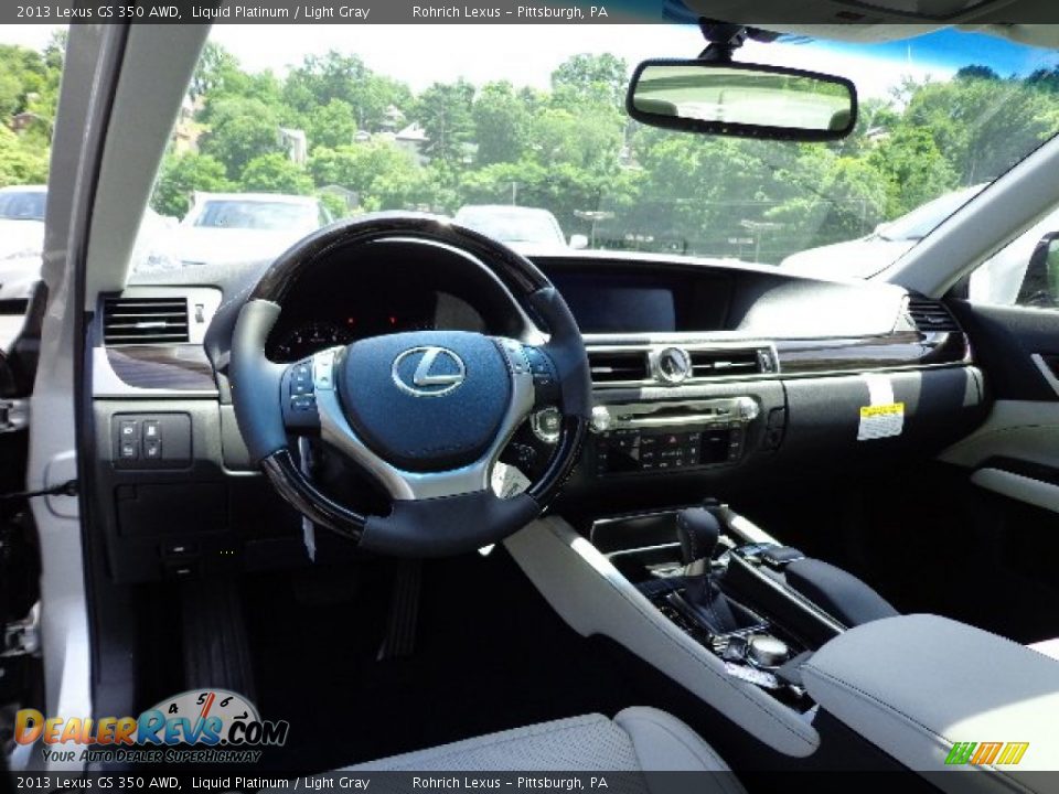 2013 Lexus GS 350 AWD Liquid Platinum / Light Gray Photo #12