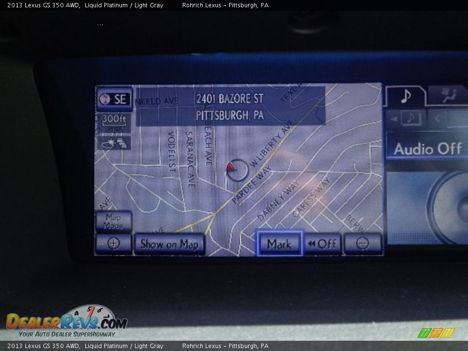 2013 Lexus GS 350 AWD Liquid Platinum / Light Gray Photo #17