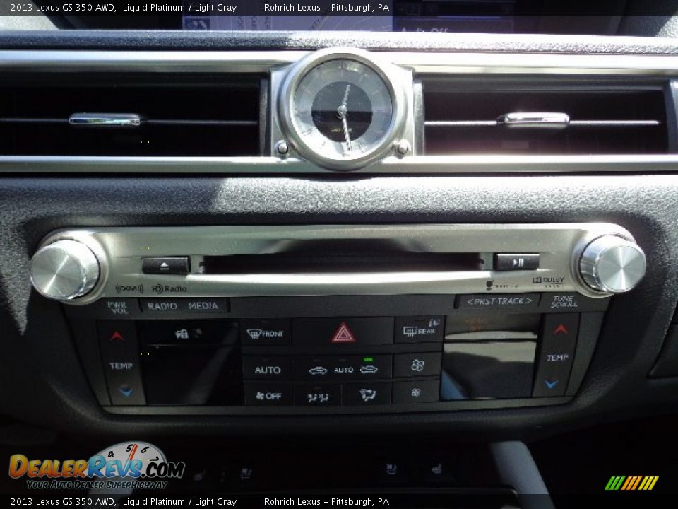 2013 Lexus GS 350 AWD Liquid Platinum / Light Gray Photo #19