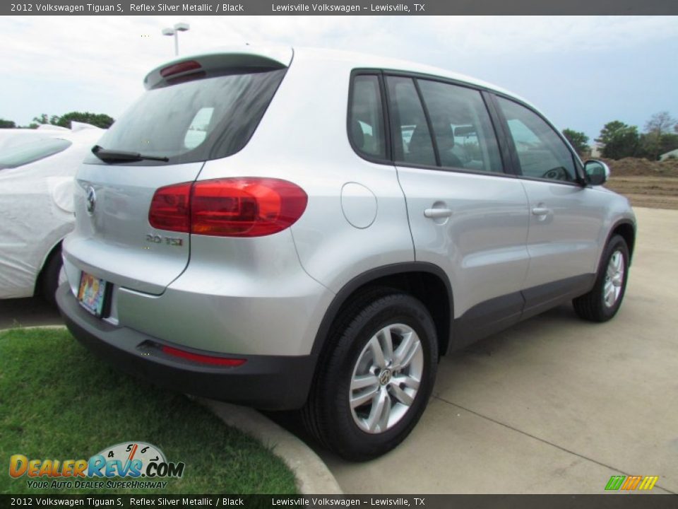 2012 Volkswagen Tiguan S Reflex Silver Metallic / Black Photo #2
