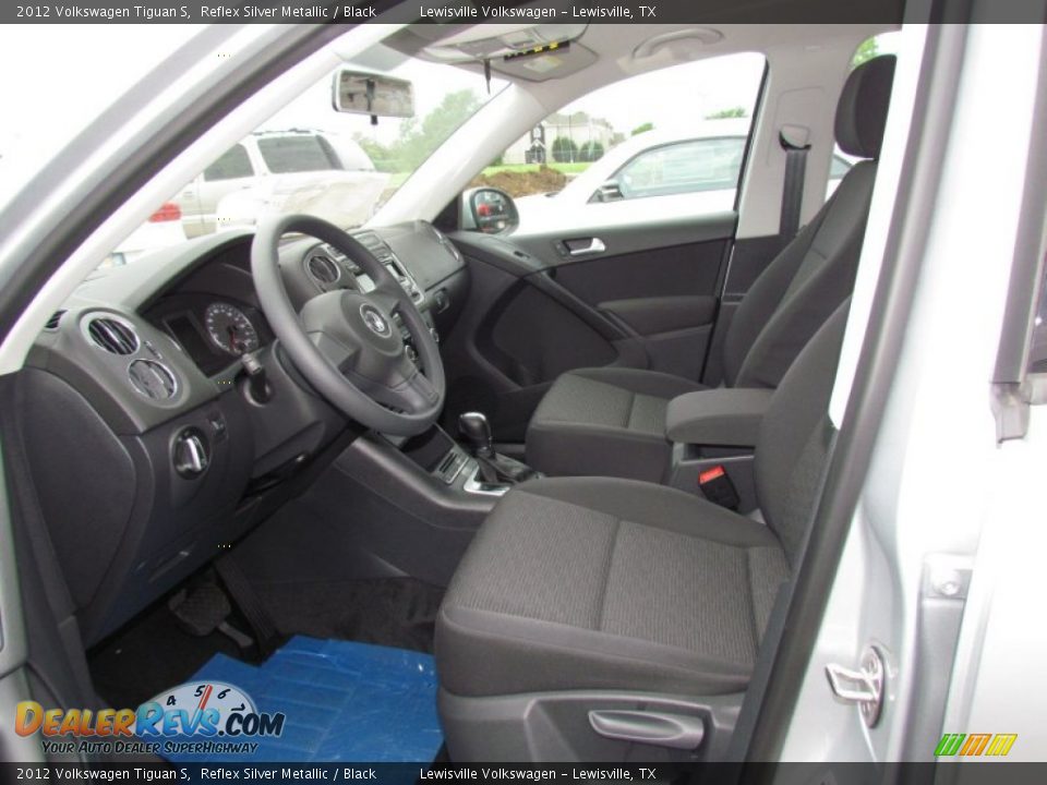 2012 Volkswagen Tiguan S Reflex Silver Metallic / Black Photo #3