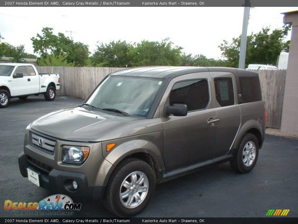 2007 Honda Element EX AWD Galaxy Gray Metallic / Black/Titanium Photo #1