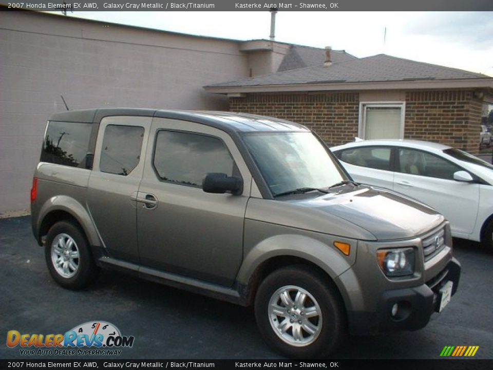 2007 Honda Element EX AWD Galaxy Gray Metallic / Black/Titanium Photo #3