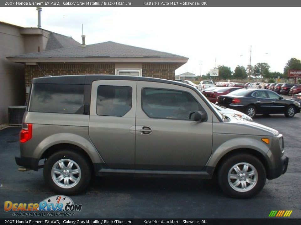 2007 Honda Element EX AWD Galaxy Gray Metallic / Black/Titanium Photo #4