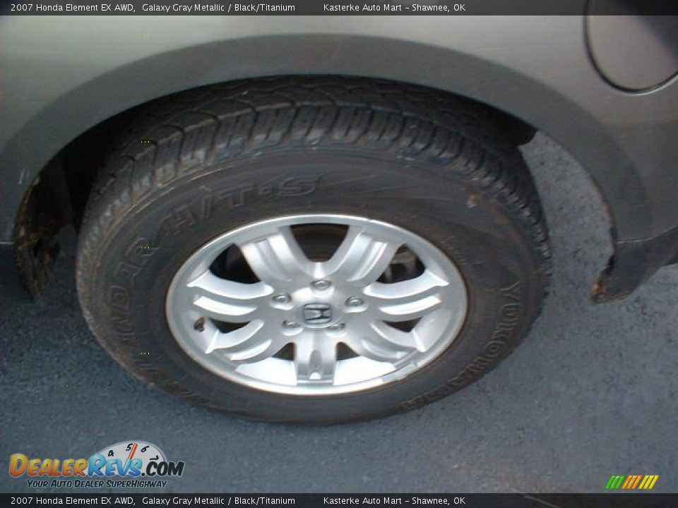 2007 Honda Element EX AWD Galaxy Gray Metallic / Black/Titanium Photo #8