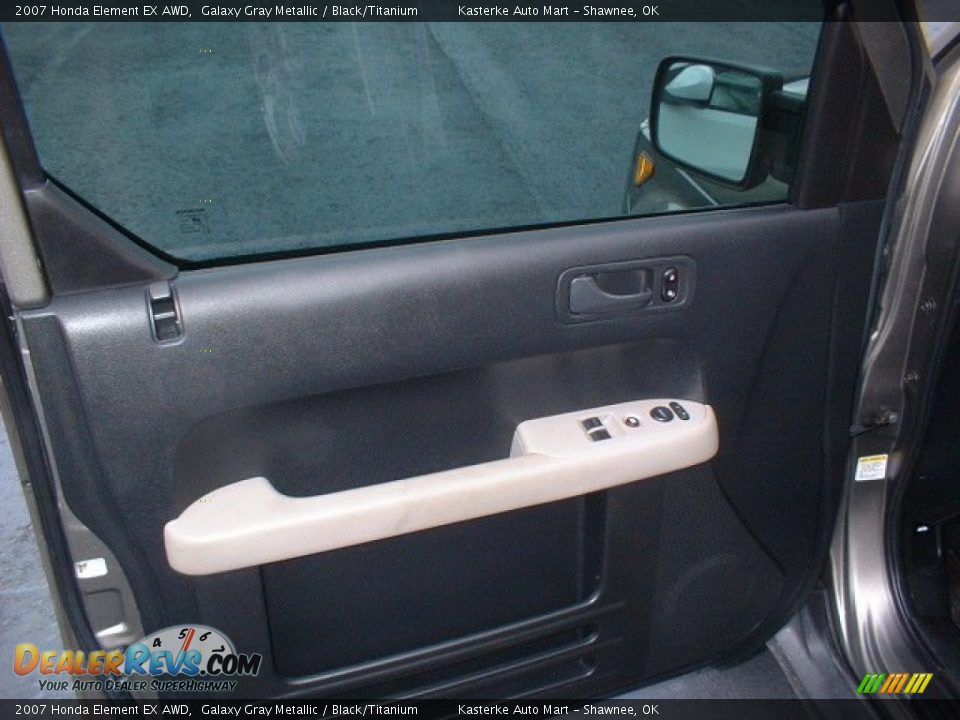 2007 Honda Element EX AWD Galaxy Gray Metallic / Black/Titanium Photo #11