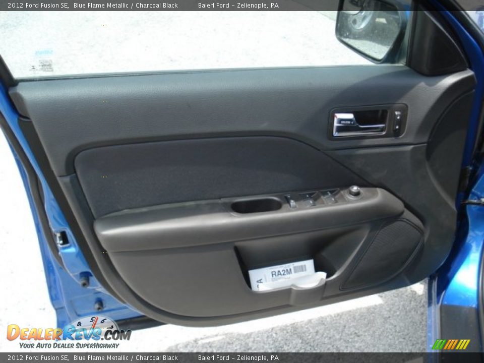 2012 Ford Fusion SE Blue Flame Metallic / Charcoal Black Photo #12