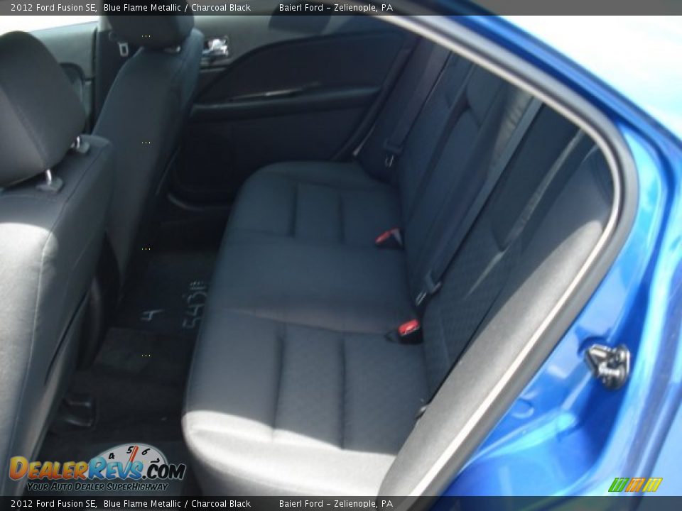 2012 Ford Fusion SE Blue Flame Metallic / Charcoal Black Photo #13