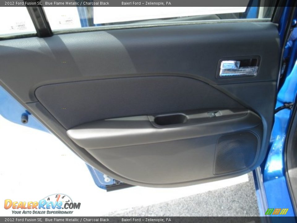 2012 Ford Fusion SE Blue Flame Metallic / Charcoal Black Photo #14