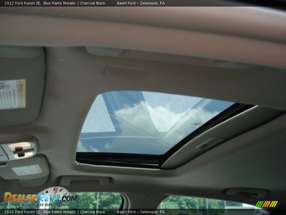 2012 Ford Fusion SE Blue Flame Metallic / Charcoal Black Photo #15