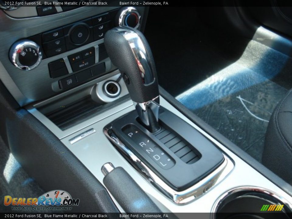 2012 Ford Fusion SE Blue Flame Metallic / Charcoal Black Photo #17