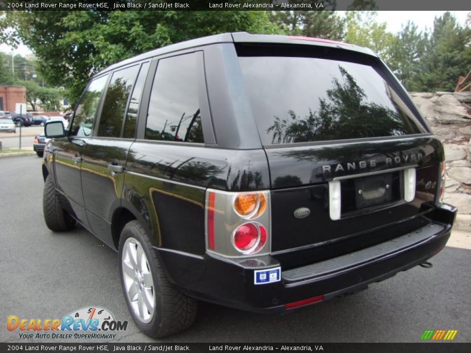 2004 Land Rover Range Rover HSE Java Black / Sand/Jet Black Photo #3