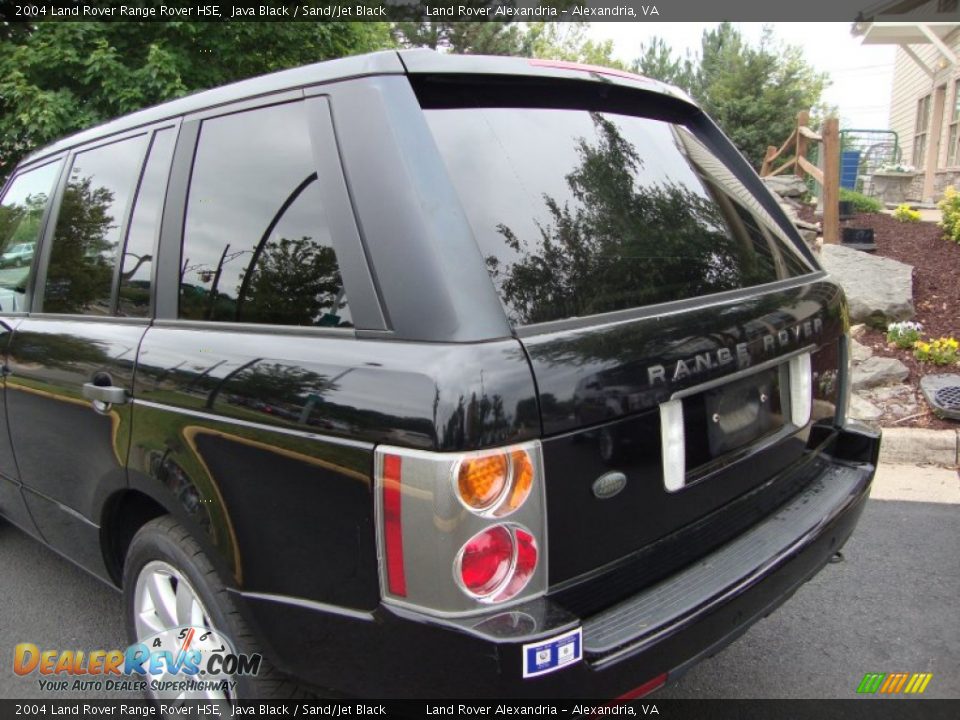 2004 Land Rover Range Rover HSE Java Black / Sand/Jet Black Photo #5