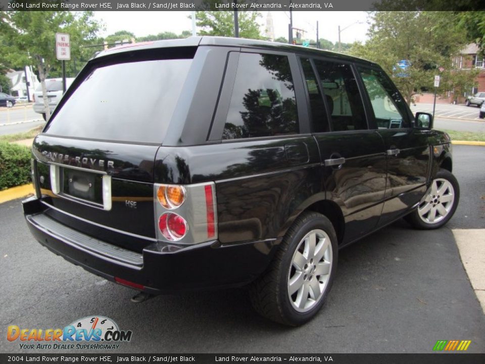 2004 Land Rover Range Rover HSE Java Black / Sand/Jet Black Photo #9