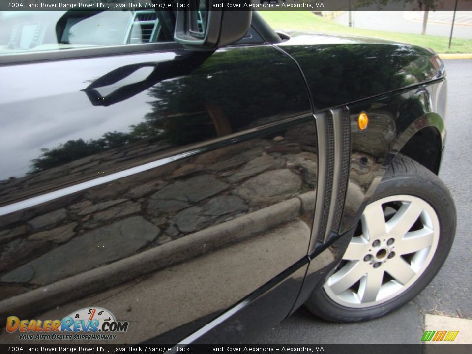 2004 Land Rover Range Rover HSE Java Black / Sand/Jet Black Photo #10