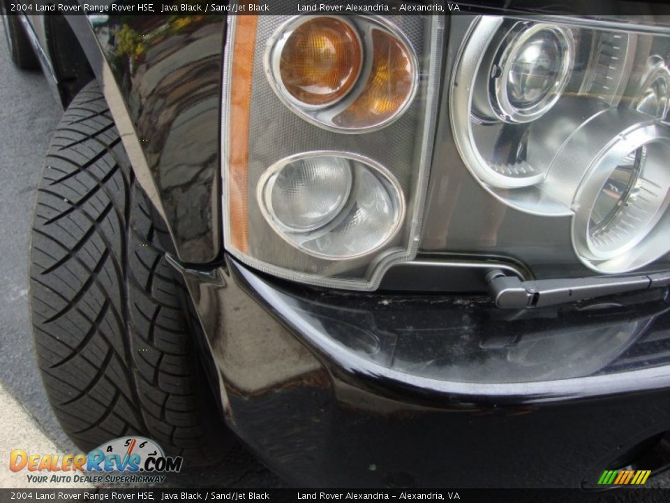 2004 Land Rover Range Rover HSE Java Black / Sand/Jet Black Photo #11