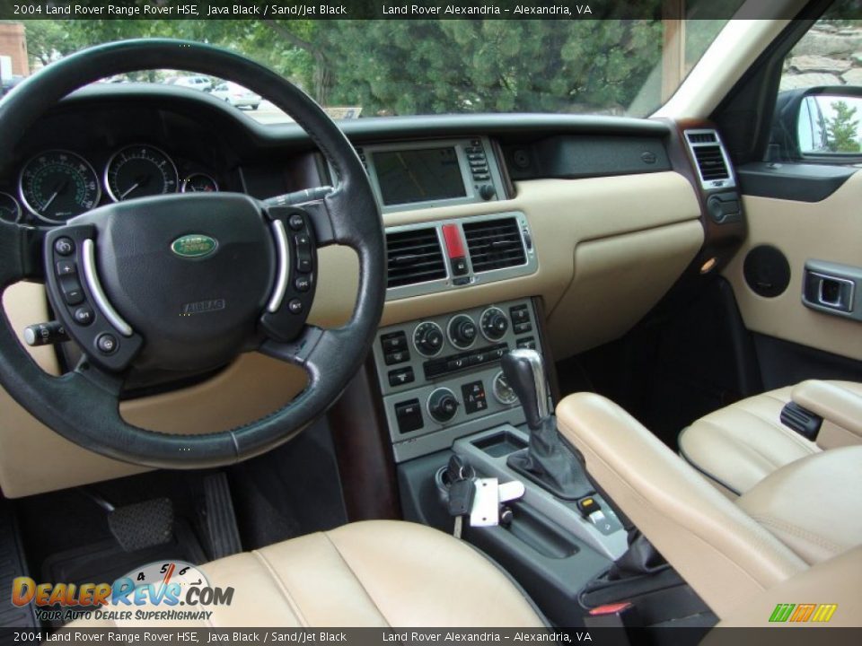 2004 Land Rover Range Rover HSE Java Black / Sand/Jet Black Photo #17