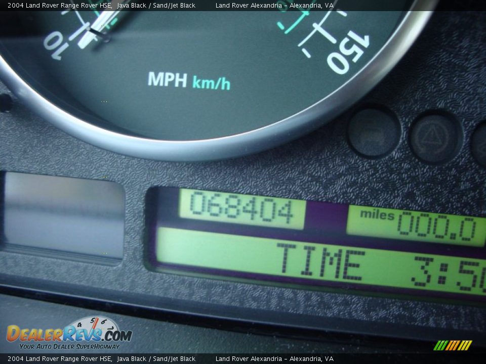 2004 Land Rover Range Rover HSE Java Black / Sand/Jet Black Photo #18