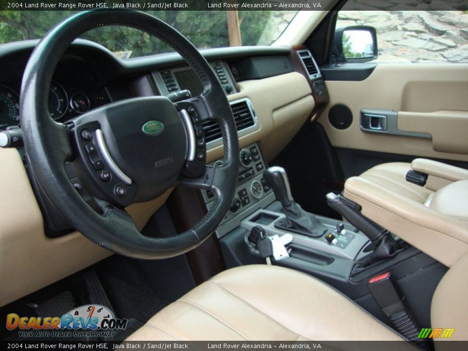 2004 Land Rover Range Rover HSE Java Black / Sand/Jet Black Photo #19