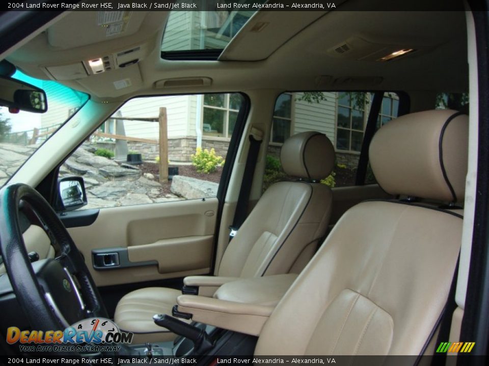 2004 Land Rover Range Rover HSE Java Black / Sand/Jet Black Photo #20