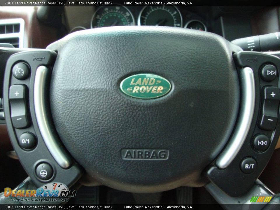 2004 Land Rover Range Rover HSE Java Black / Sand/Jet Black Photo #22