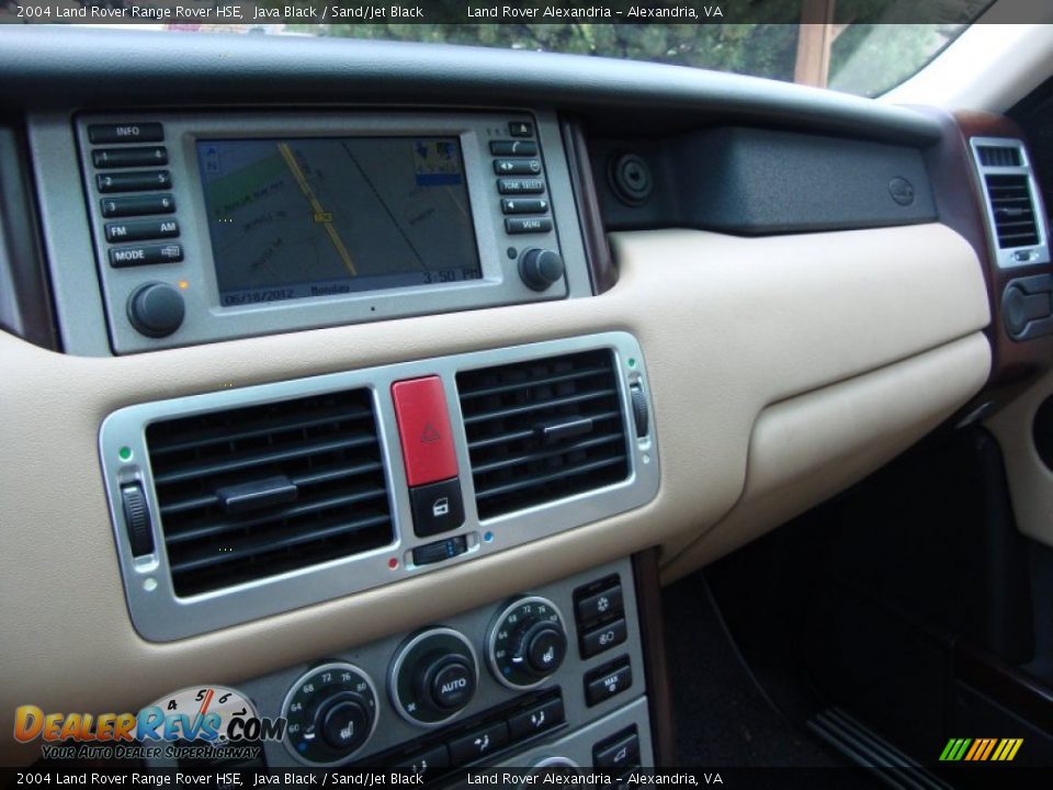 2004 Land Rover Range Rover HSE Java Black / Sand/Jet Black Photo #23