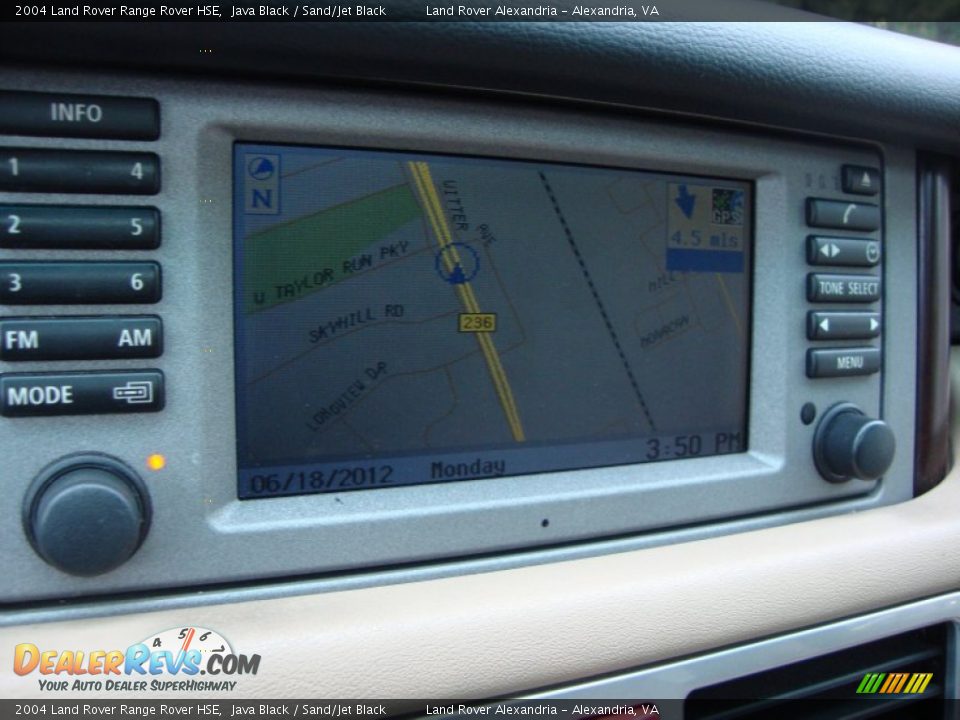 2004 Land Rover Range Rover HSE Java Black / Sand/Jet Black Photo #24