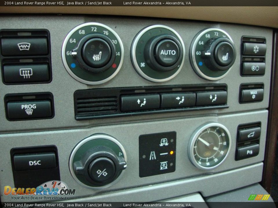 2004 Land Rover Range Rover HSE Java Black / Sand/Jet Black Photo #25
