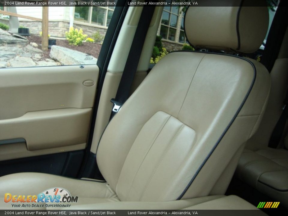 2004 Land Rover Range Rover HSE Java Black / Sand/Jet Black Photo #27