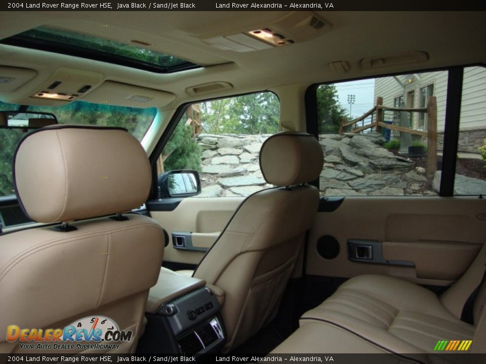 2004 Land Rover Range Rover HSE Java Black / Sand/Jet Black Photo #28