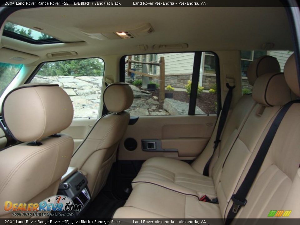 2004 Land Rover Range Rover HSE Java Black / Sand/Jet Black Photo #30
