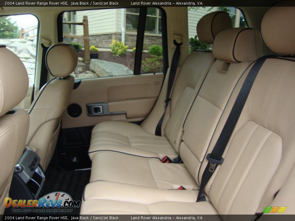 2004 Land Rover Range Rover HSE Java Black / Sand/Jet Black Photo #31