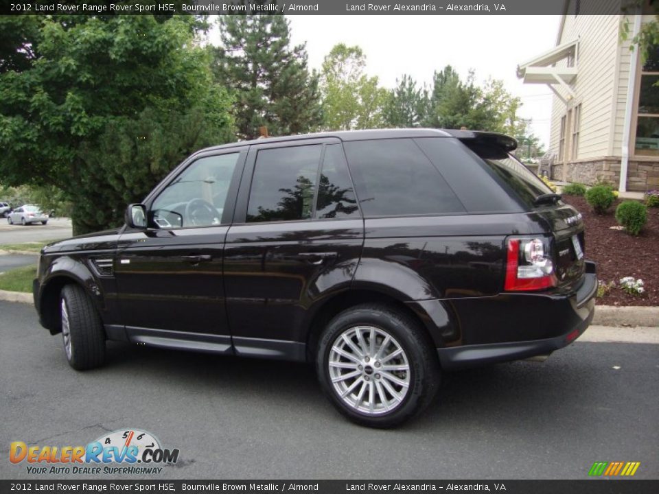 2012 Land Rover Range Rover Sport HSE Bournville Brown Metallic / Almond Photo #6