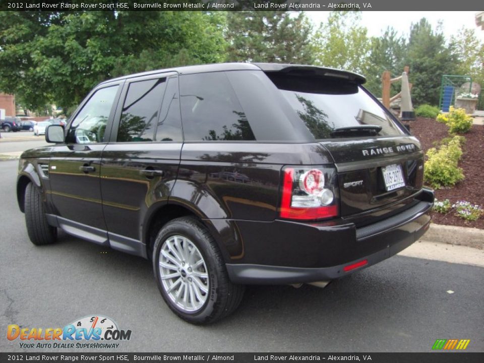 2012 Land Rover Range Rover Sport HSE Bournville Brown Metallic / Almond Photo #7