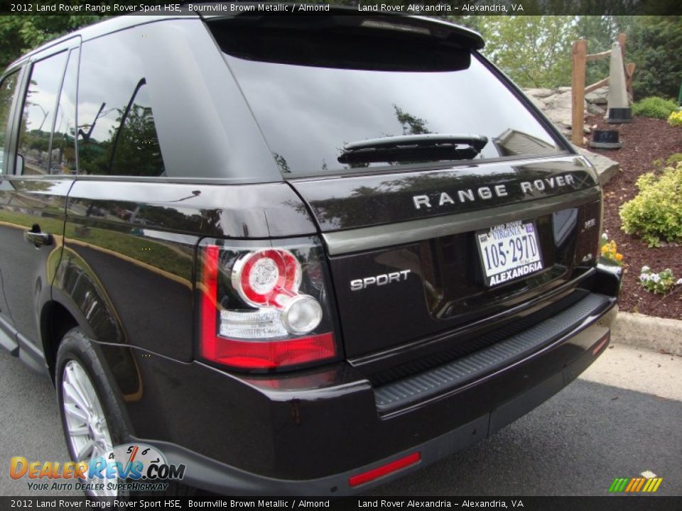 2012 Land Rover Range Rover Sport HSE Bournville Brown Metallic / Almond Photo #8