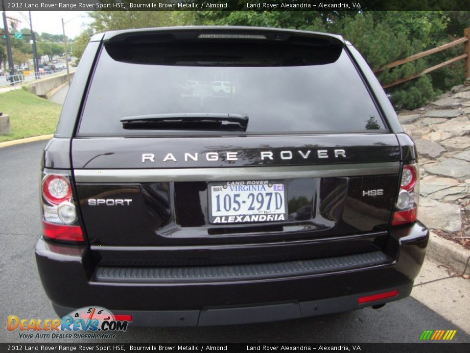 2012 Land Rover Range Rover Sport HSE Bournville Brown Metallic / Almond Photo #9
