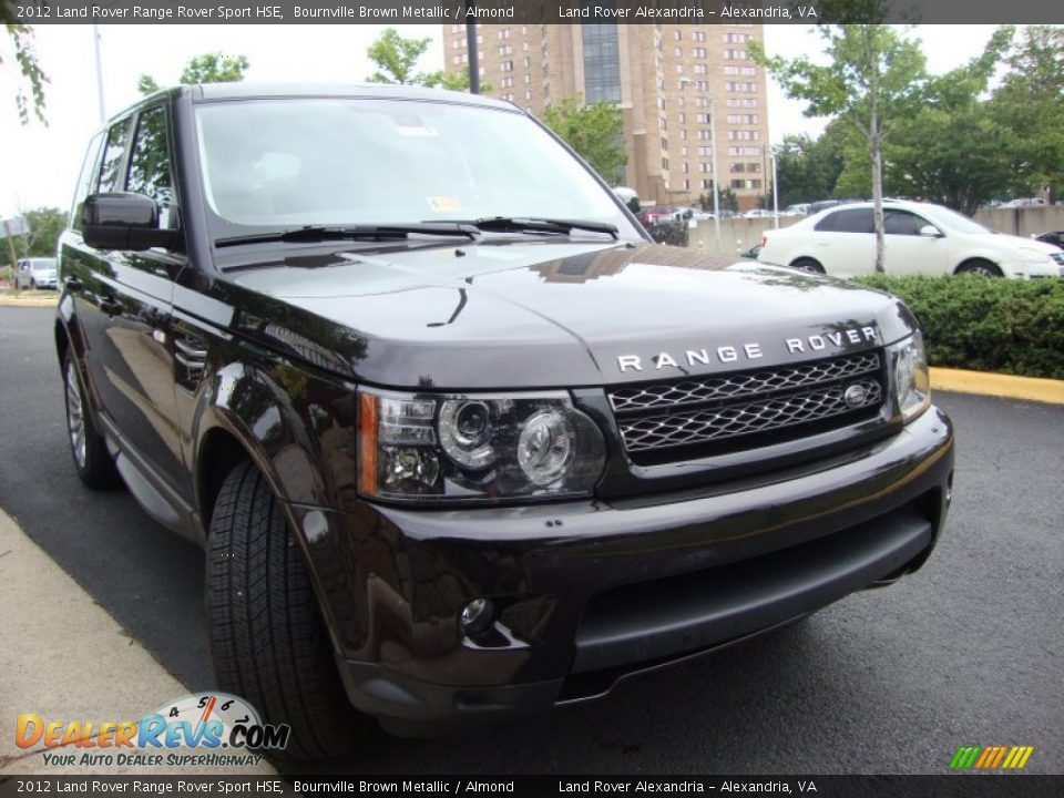 2012 Land Rover Range Rover Sport HSE Bournville Brown Metallic / Almond Photo #16