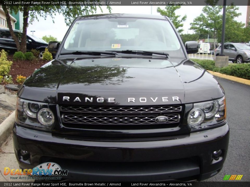 2012 Land Rover Range Rover Sport HSE Bournville Brown Metallic / Almond Photo #17