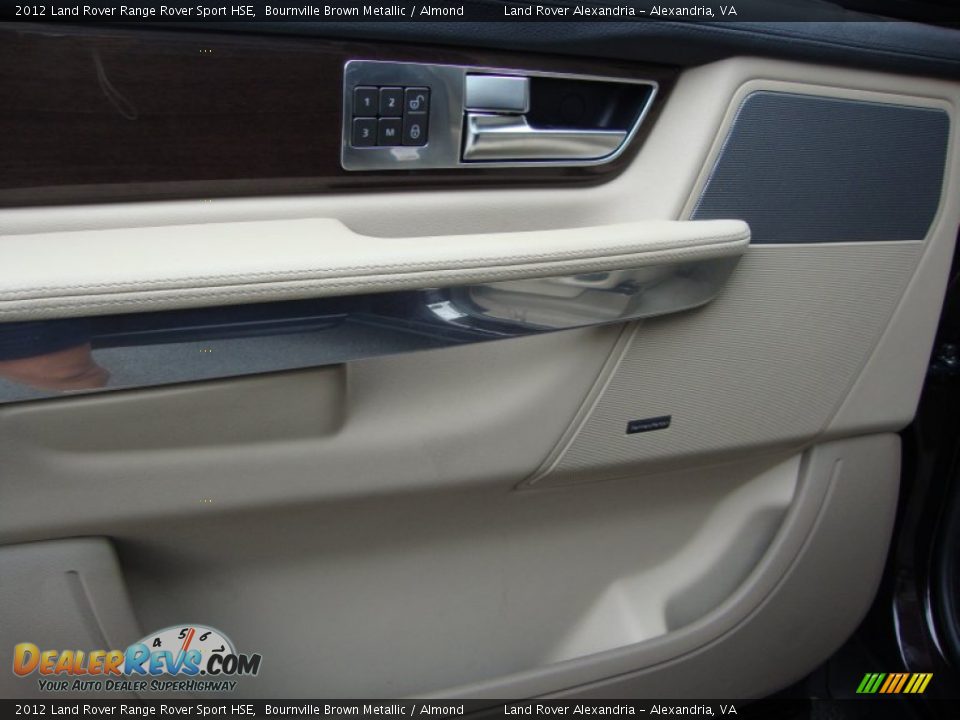 2012 Land Rover Range Rover Sport HSE Bournville Brown Metallic / Almond Photo #19