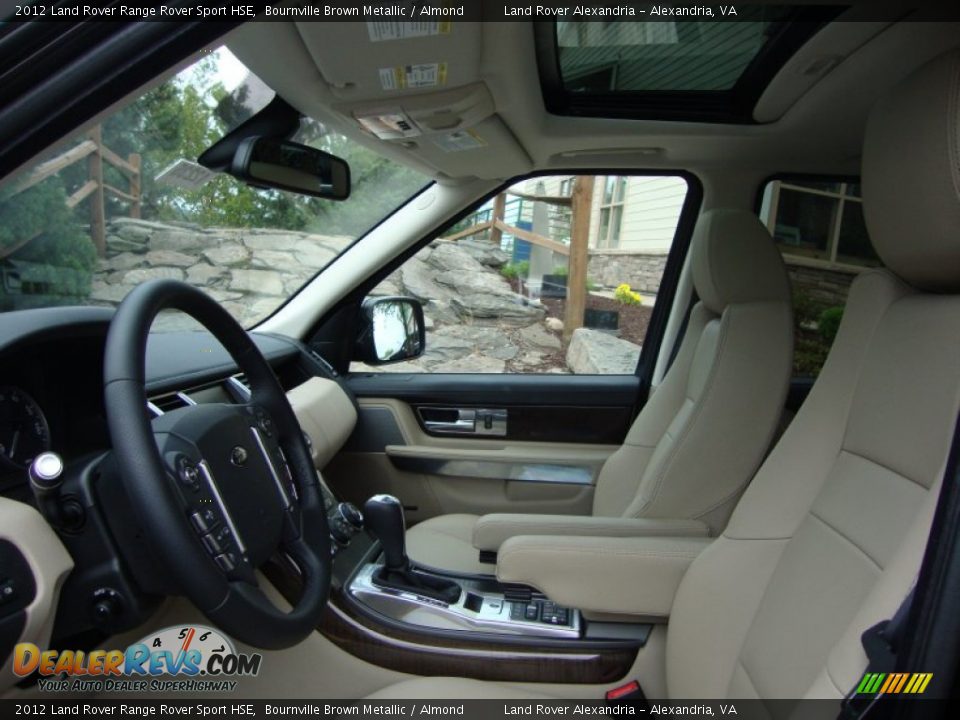 2012 Land Rover Range Rover Sport HSE Bournville Brown Metallic / Almond Photo #22