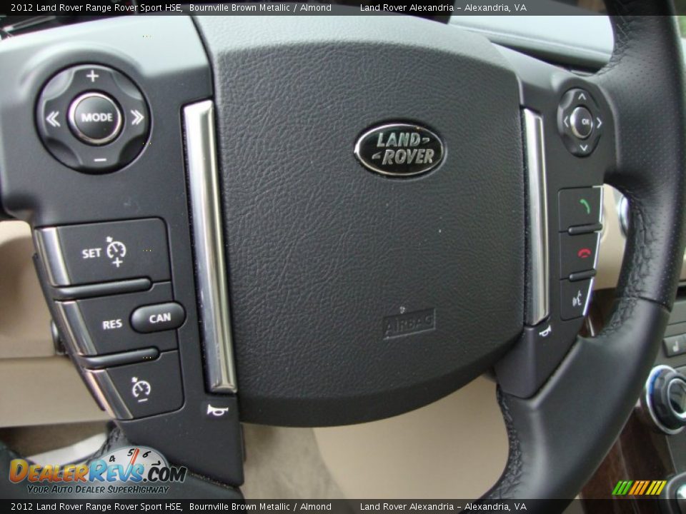 2012 Land Rover Range Rover Sport HSE Bournville Brown Metallic / Almond Photo #25